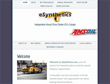 Tablet Screenshot of esynthetics.com